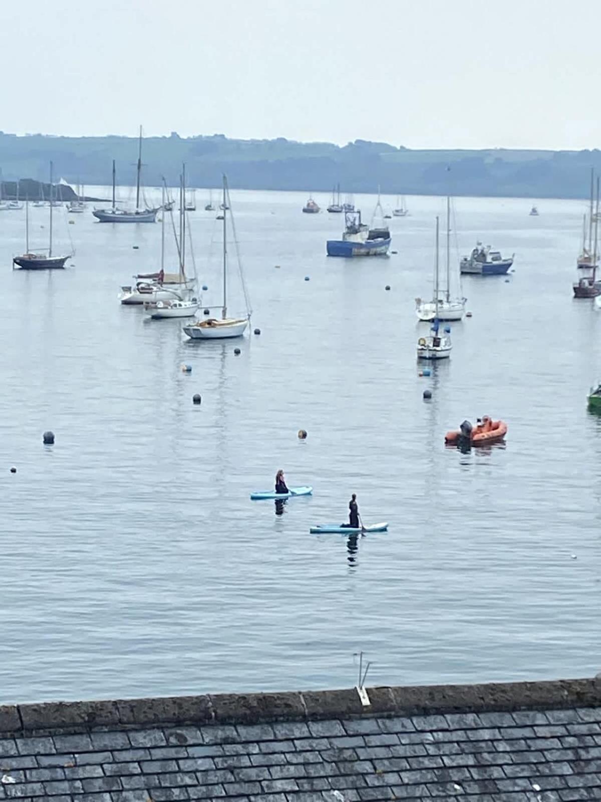 Stunning Waterfront Apartment With Spectacular Views & Parking At 'Captains Loft' Falmouth Exteriér fotografie